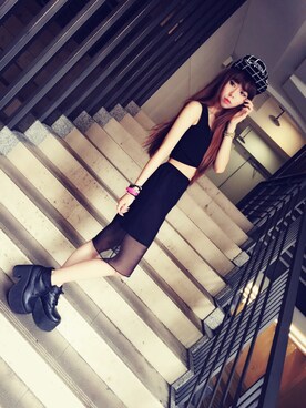 林奕岑さんのコーディネート