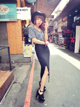 林奕岑さんのコーディネート