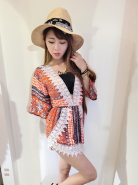 林奕岑さんのコーディネート