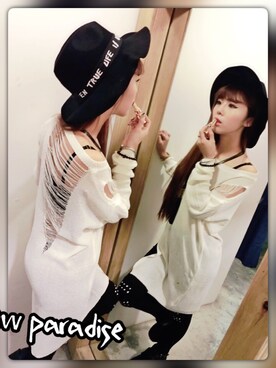 林奕岑さんのコーディネート