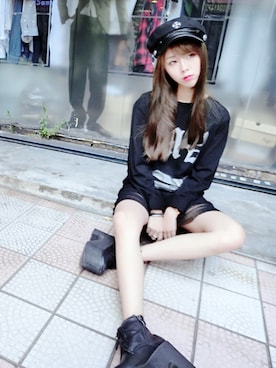 林奕岑さんのコーディネート