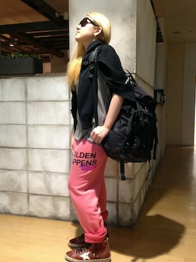 「L.H.P（エルエイチピー）のアイテム（バッグ）」を使った、ERI  TAKEDAさん（レディース・157cm）の夏コーディネート