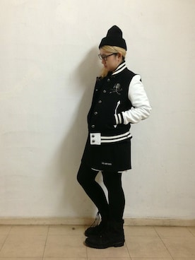 「L.H.P（エルエイチピー）のアイテム（Tシャツ/カットソー）」を使った、ERI  TAKEDAさん（レディース・157cm）の秋コーディネート
