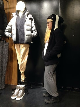 「L.H.P（エルエイチピー）のアイテム（パーカー）」を使った、ERI  TAKEDAさん（レディース・157cm）の秋コーディネート