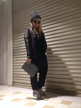 「L.H.P（エルエイチピー）のアイテム（ジャケット/アウター）」を使った、ERI  TAKEDAさん（レディース・157cm）の秋コーディネート