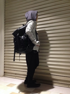 「L.H.P（エルエイチピー）のアイテム（トップス）」を使った、ERI  TAKEDAさん（レディース・157cm）の冬コーディネート