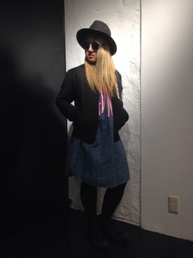 「L.H.P（エルエイチピー）のアイテム（ジャケット/アウター）」を使った、ERI  TAKEDAさん（レディース・157cm）の冬コーディネート