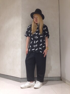 「L.H.P（エルエイチピー）のアイテム（シューズ）」を使った、ERI  TAKEDAさん（レディース・157cm）の春コーディネート