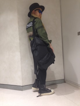 「L.H.P（エルエイチピー）のアイテム（シューズ）」を使った、ERI  TAKEDAさん（レディース・157cm）の春コーディネート