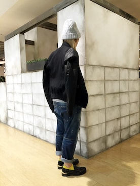 「L.H.P（エルエイチピー）のアイテム（トップス）」を使った、ERI  TAKEDAさん（レディース・157cm）の秋コーディネート