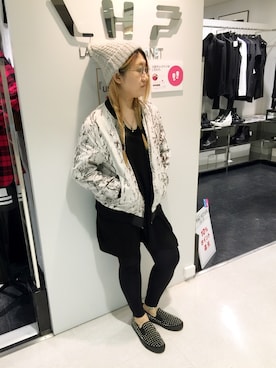 「L.H.P（エルエイチピー）のアイテム（ジャケット/アウター）」を使った、ERI  TAKEDAさん（レディース・157cm）の春コーディネート