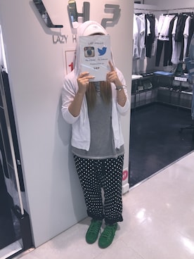 「L.H.P（エルエイチピー）のアイテム（ジャケット/アウター）」を使った、ERI  TAKEDAさん（レディース・157cm）の夏コーディネート