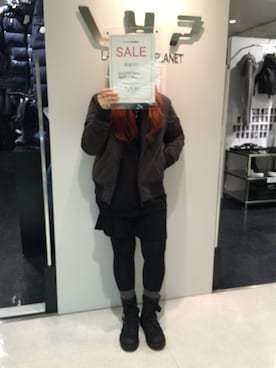 「L.H.P（エルエイチピー）のアイテム（ジャケット/アウター）」を使った、ERI  TAKEDAさん（レディース・157cm）の冬コーディネート