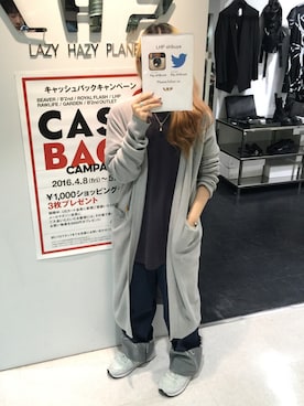 「L.H.P（エルエイチピー）のアイテム（トップス）」を使った、ERI  TAKEDAさん（レディース・157cm）の春コーディネート