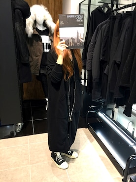 「DRKSHDW（ダークシャドウ）のアイテム（ジャケット/アウター）」を使った、ERI  TAKEDAさん（レディース・157cm）の秋コーディネート