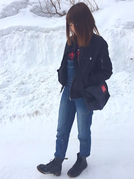 みほさん（レディース・160cm）の冬コーディネート