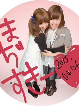 「onespo（ワンスポ）のアイテム（ワンピース、ホワイト系）」を使った、まぃ。さん（レディース・154cm）の春コーディネート