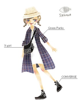 SAKANAさんのコーディネート