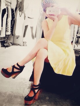 「James（ジェイムス）のアイテム」を使った、James Yumi Esakiさん（レディース・157cm）の夏コーディネート