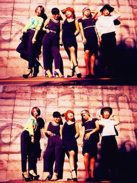 「FEVER（フィーバー）のアイテム」を使った、James Yumi Esakiさん（レディース・157cm）の秋コーディネート