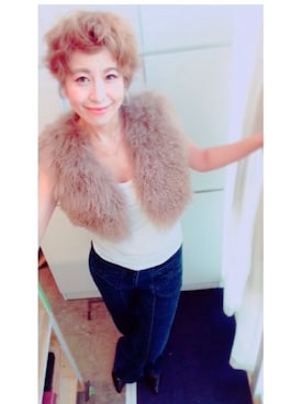 「James（ジェイムス）のアイテム」を使った、James Yumi Esakiさん（レディース・157cm）の秋コーディネート