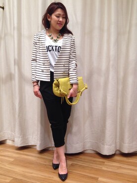 「Chez toi（シェトワ）のアイテム（その他アウター）」を使った、Aikさん（レディース・152cm）の春コーディネート