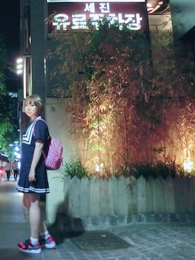 「sailor」｜AhYu Pakさん（レディース・158cm）の夏コーディネート