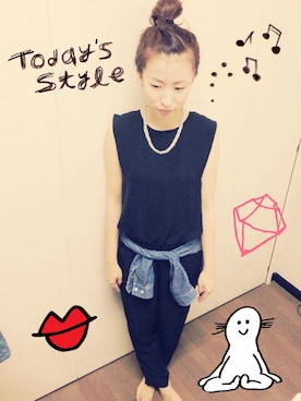 おゆかさん（レディース・157cm）の夏コーディネート