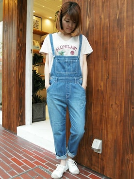 「Factor=（ファクターイコール）のアイテム（シューズ）」を使った、Nakamuraさん（レディース・156cm）の春コーディネート