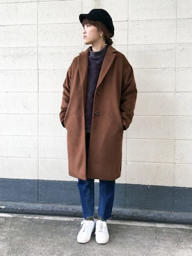 「Factor=（ファクターイコール）のアイテム（ジャケット/アウター）」を使った、Nakamuraさん（レディース・156cm）の冬コーディネート