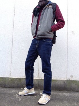 Yさん（メンズ・182cm）の冬コーディネート