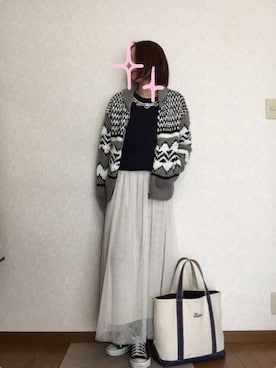 「カウチン」｜kaorinnさん（レディース・158cm）の冬コーディネート