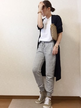 「FOREVER 21（フォーエバー トゥエンティーワン）のアイテム（スニーカー）」を使った、kaorinnさん（レディース・158cm）の秋コーディネート