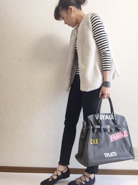 「OLD NAVY（オールドネイビー）のアイテム（その他アウター）」を使った、kaorinnさん（レディース・158cm）の春コーディネート