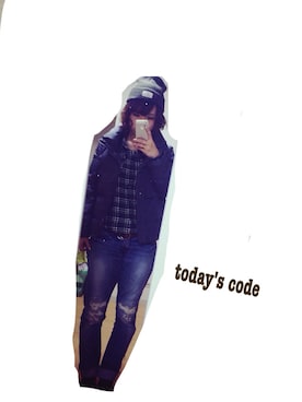 「AS KNOW AS plus（アズノゥアズプラス）のアイテム（ニットキャップ/ビーニー）」を使った、yuco💗さん（レディース・163cm）の冬コーディネート
