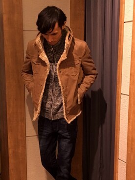 Suguru Yoshizakiさん(メンズ・178cm)の冬コーディネート