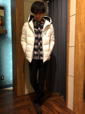 Suguru Yoshizakiさん（メンズ・178cm）の冬コーディネート