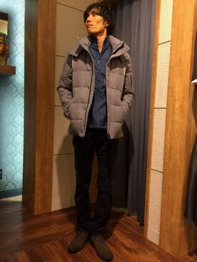 Suguru Yoshizakiさん（メンズ・178cm）の冬コーディネート