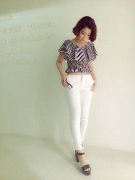 reia uchiyamaさん(レディース・161cm)の春コーディネート