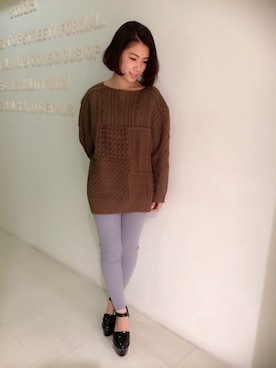 「snidel」｜reia uchiyamaさん（レディース・161cm）の冬コーディネート