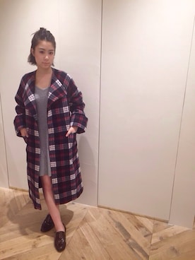 「snidel」｜「アイテム（ジャケット/アウター）」を使った、reia uchiyamaさん（レディース・161cm）の秋コーディネート