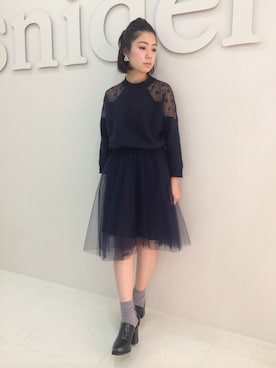 reia uchiyamaさん（レディース・161cm）の冬コーディネート