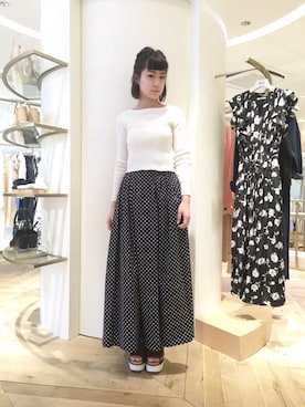 「snidel」｜reia uchiyamaさん（レディース・161cm）の春コーディネート