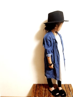 miyuuu.さん（キッズ・100cm）の秋コーディネート