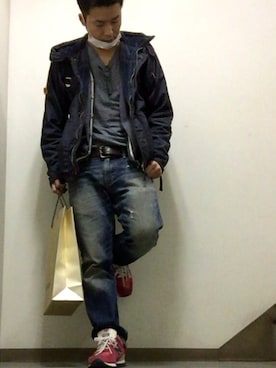 「JOURNAL STANDARD（ジャーナルスタンダード）のアイテム（ナイロンジャケット）」を使った、G6.さん（メンズ・166cm）の秋コーディネート