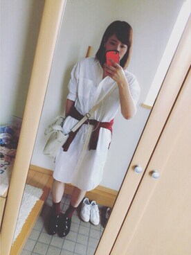 「DHOLIC（ディーホリック）のアイテム（ブーティ）」を使った、Rikamonさん（レディース・167cm）の秋コーディネート