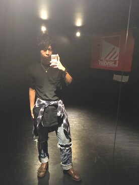 「LEPSIM（レプシィム）のアイテム（アクセサリー）」を使った、yoshyyyyさん（メンズ・174cm）の秋コーディネート
