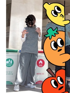 「大学」｜「アイテム（その他）」を使った、るん。さん（レディース・148cm）の秋コーディネート