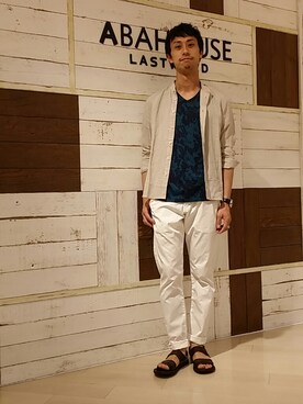 ナカモトさん（メンズ・177cm）の夏コーディネート