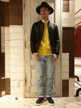 ナカモトさん（メンズ・177cm）の冬コーディネート